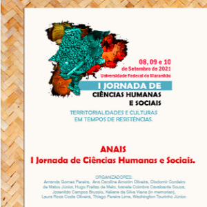 Anais I Jornada de Ciências Humanas e Sociais: territorialidades e culturas em tempos de resistência