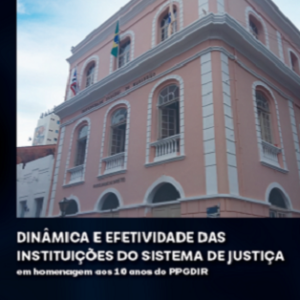Dinâmica e efetividade das instituições do sistema de justiça: em homenagem aos 10 anos do PPGDIR